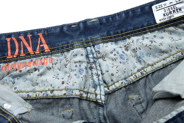 Diesel Distressed Paint-Splatter Denim Shorts 21