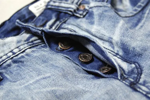 Diesel Light-Wash Zippered Back Pocket Jeans 2