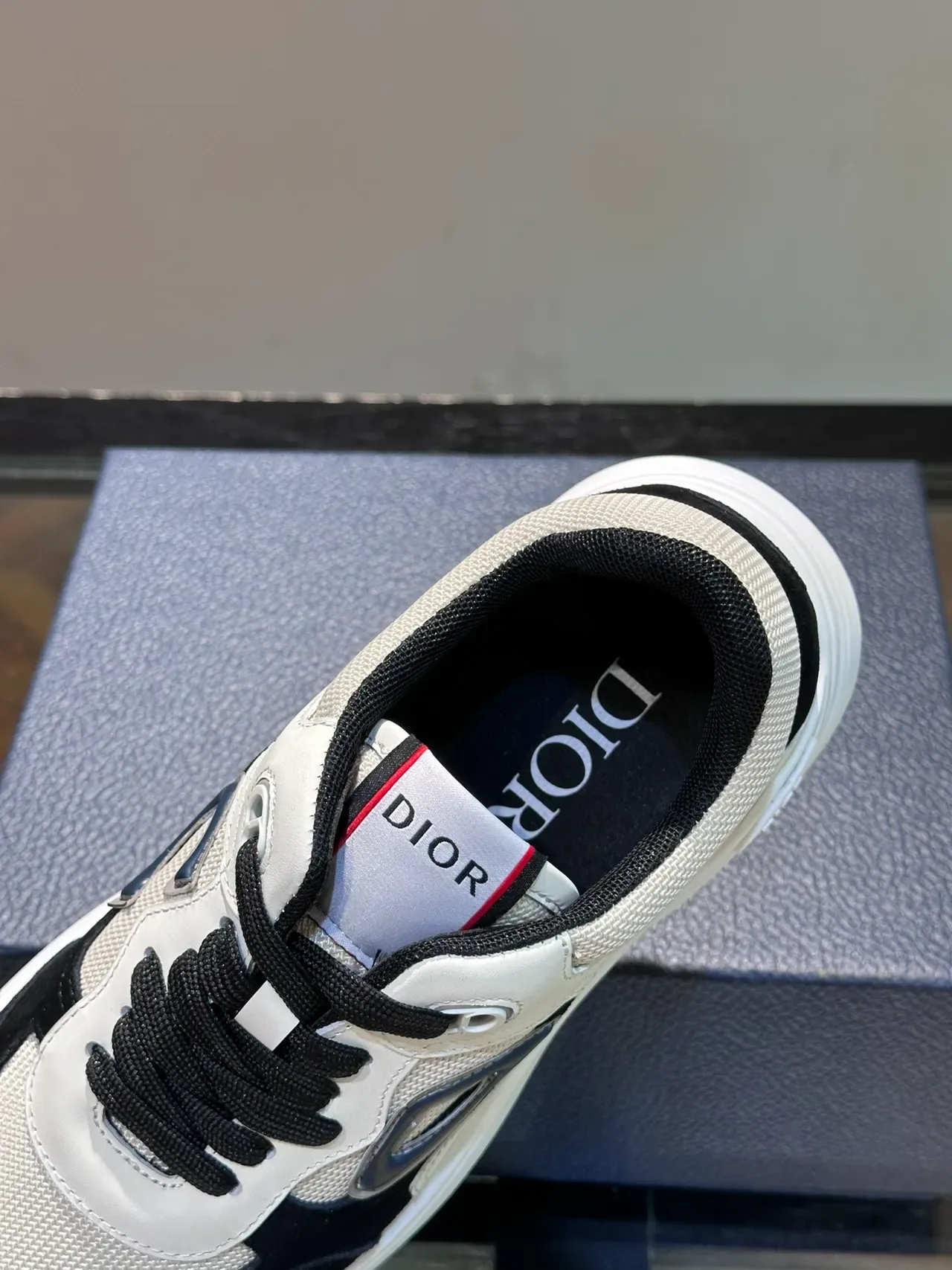 Dior B23 Black and White Chunky Sneakers 4
