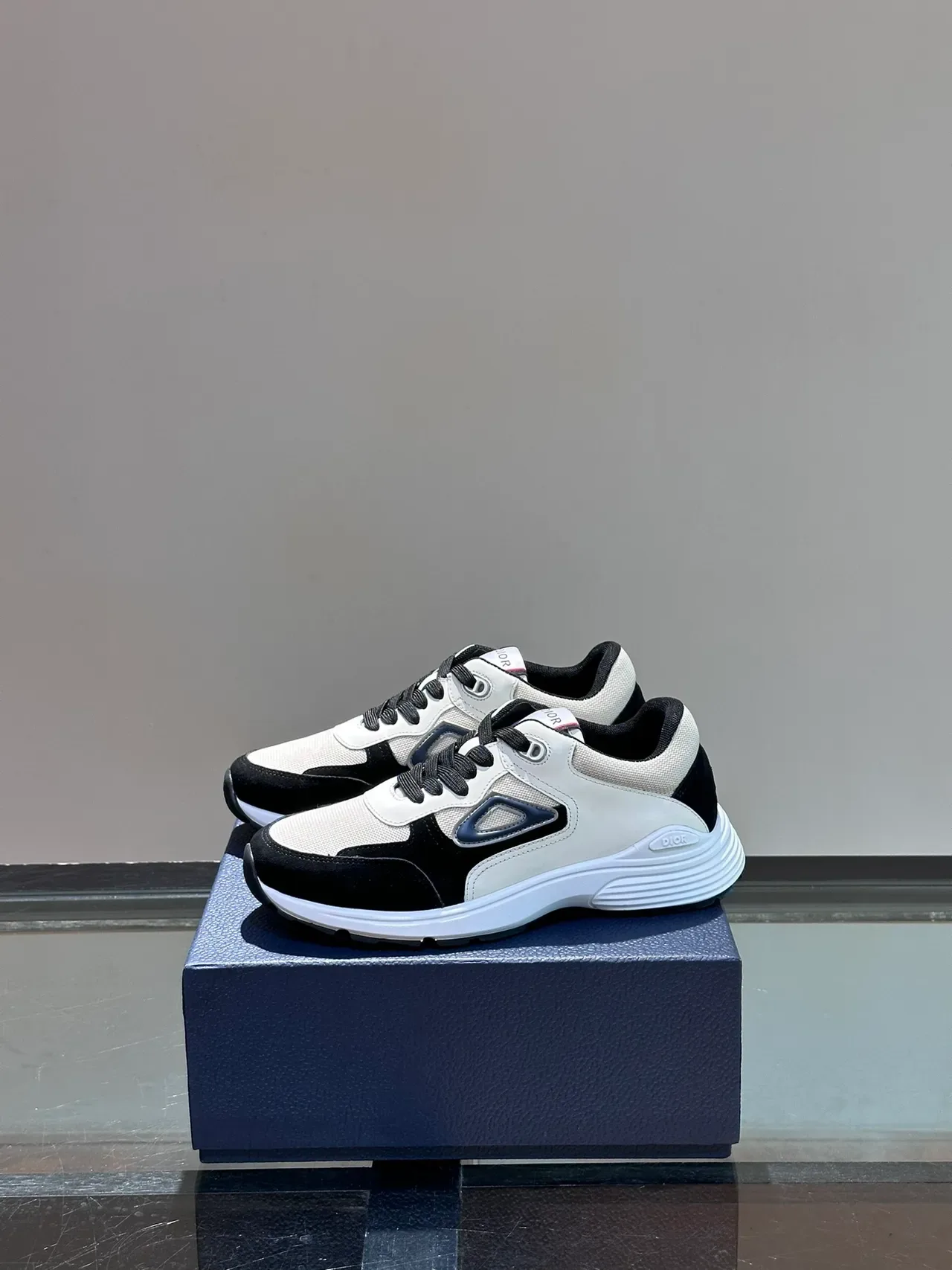 Dior B23 Black and White Chunky Sneakers 5