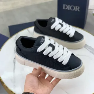 Dior B23 Black and White Platform Lifestyle Sneakers
