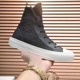Dior B23 حذاء رياضي أسود تريكو هوت توب لايف ستايل