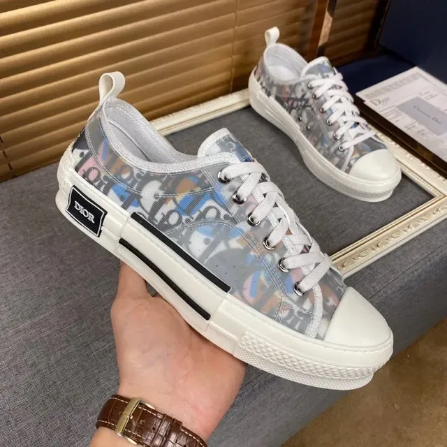 Dior B23 Multicolor Transparent Print Lifestyle Sneakers 1
