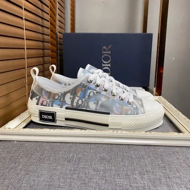 Dior B23 Multicolor Transparent Print Lifestyle Sneakers 7
