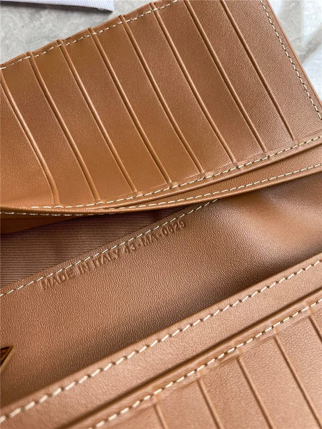 Dior Brown Beige Geometric Monogram Embossed Logo Long Wallet 2