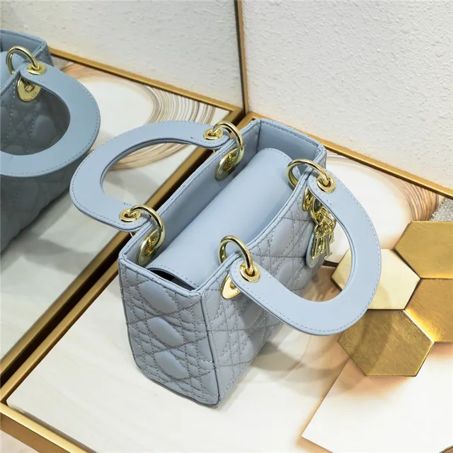 Dior Lady Dior White Quilted Cannage Tote Bag 14
