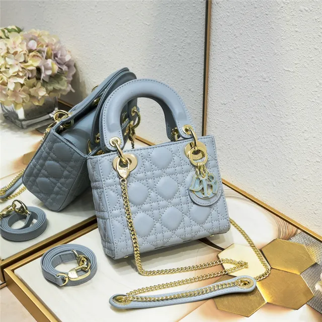 Dior Lady Dior White Quilted Cannage Tote Bag 19