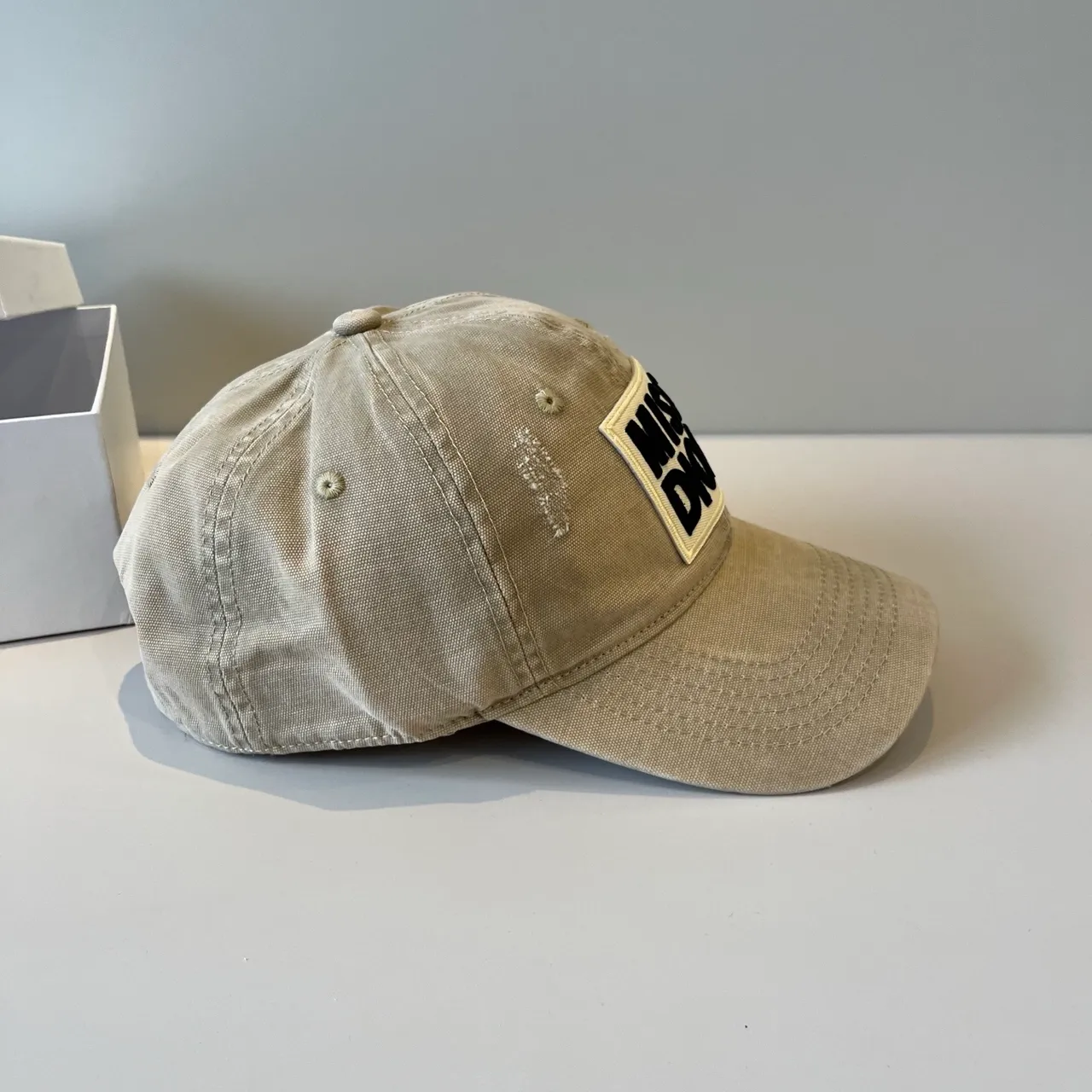 Dior Miss Dior Washed Beige Baseball Cap 5