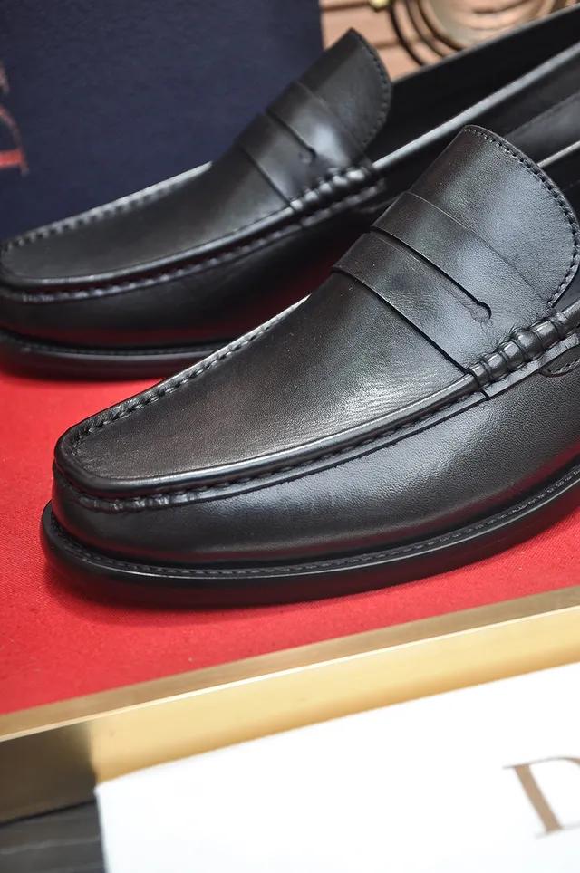 Dior Penny Loafer Black Leather Loafers 2