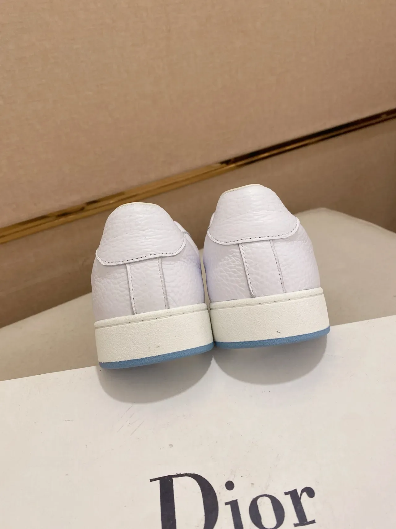 Dior White Gray Low-Top Monogrammed Textile Panels Lifestyle Sneakers 3