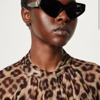 Dolce & Gabbana Cat Eye Black Sunglasses