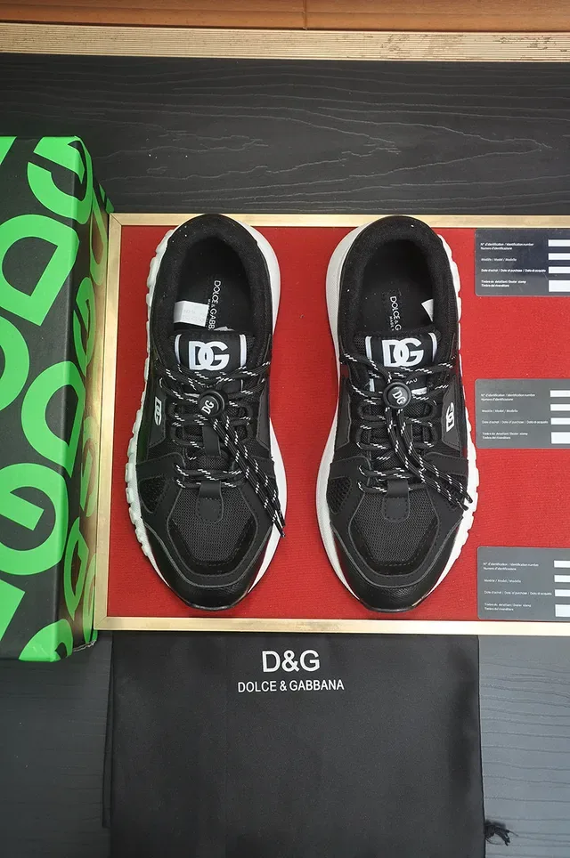 Dolce & Gabbana NS1 noir et blanc sneakers lifestyle 2