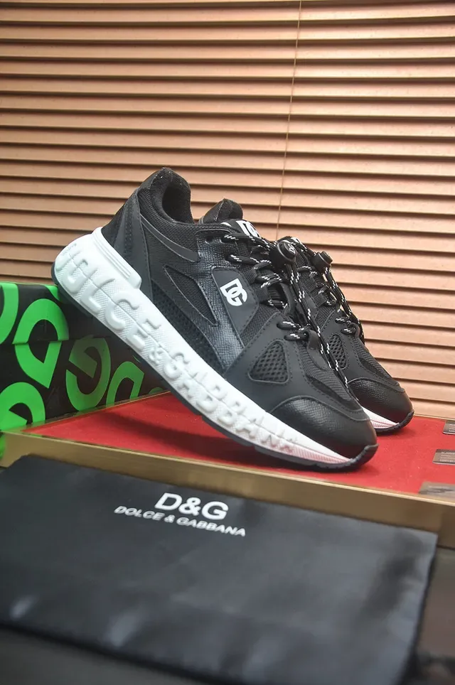 Dolce & Gabbana NS1 noir et blanc sneakers lifestyle 3