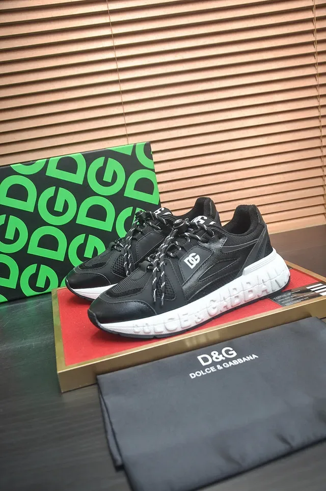 Dolce & Gabbana NS1 noir et blanc sneakers lifestyle 4