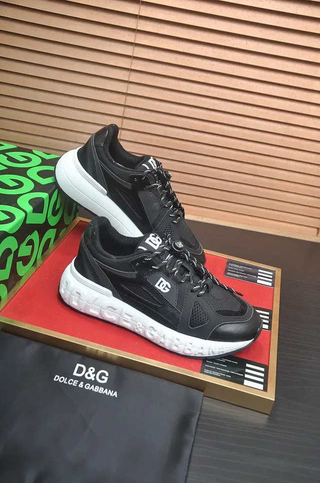 Dolce & Gabbana NS1 noir et blanc sneakers lifestyle 6