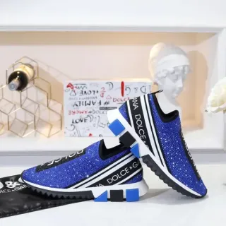 Dolce & Gabbana Speed Trainer Crystal Blue Lifestyle Sneakers