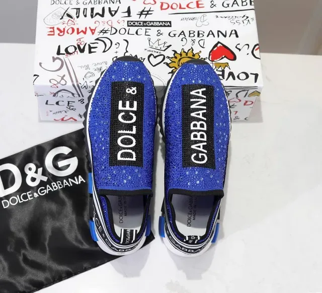 Dolce & Gabbana Speed Trainer كريستال أزرق أسلوب حياة 2