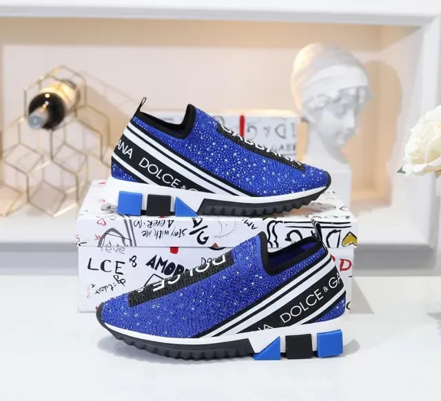 Dolce & Gabbana Speed Trainer كريستال أزرق أسلوب حياة 3