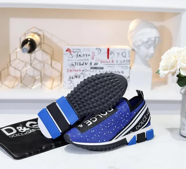Dolce & Gabbana Speed Trainer كريستال أزرق أسلوب حياة 4