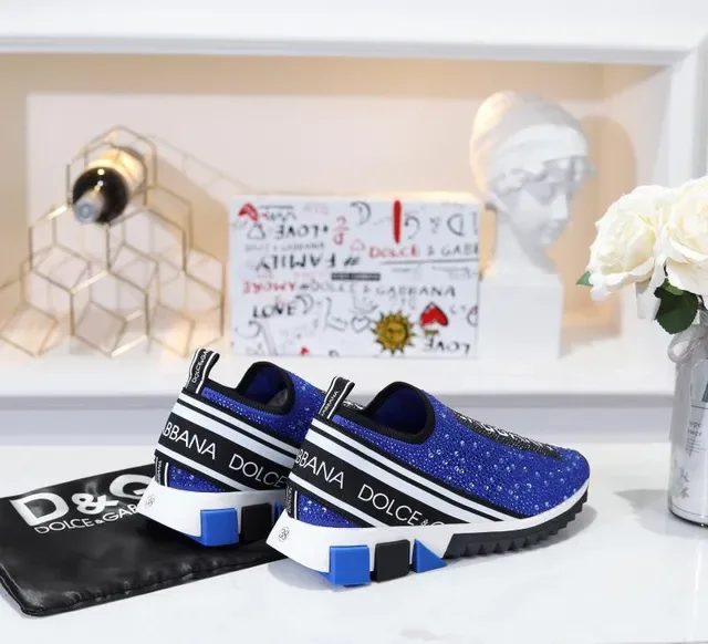Dolce & Gabbana Speed Trainer كريستال أزرق أسلوب حياة 5