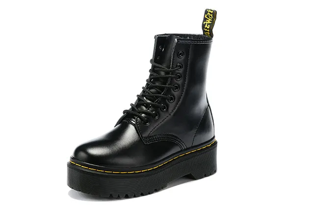 Dr. Martens Jadon Black Platform Martin Boot 7