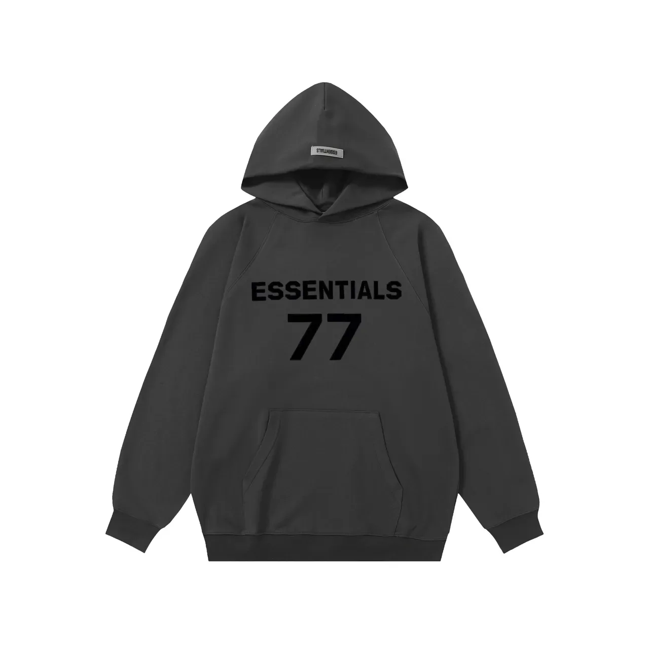 Fear of God Essentials 77 ग्राफिक ओवरसाइज हूडी 2