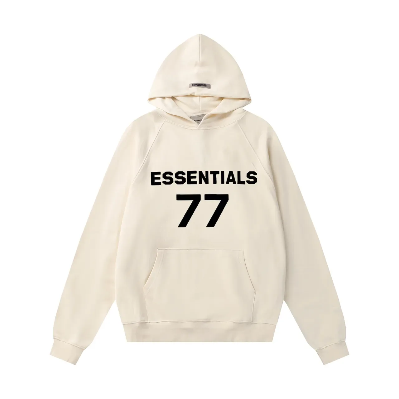 Fear of God Essentials 77 ग्राफिक ओवरसाइज हूडी 4