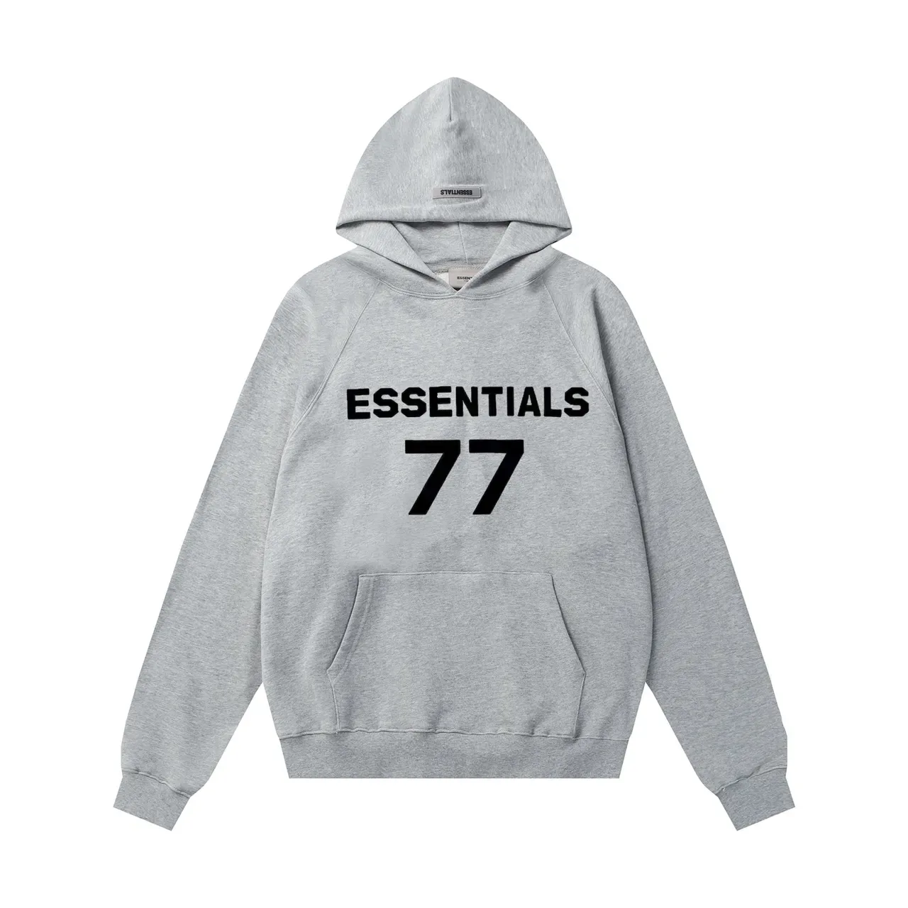 Fear of God Essentials 77 ग्राफिक ओवरसाइज हूडी 6
