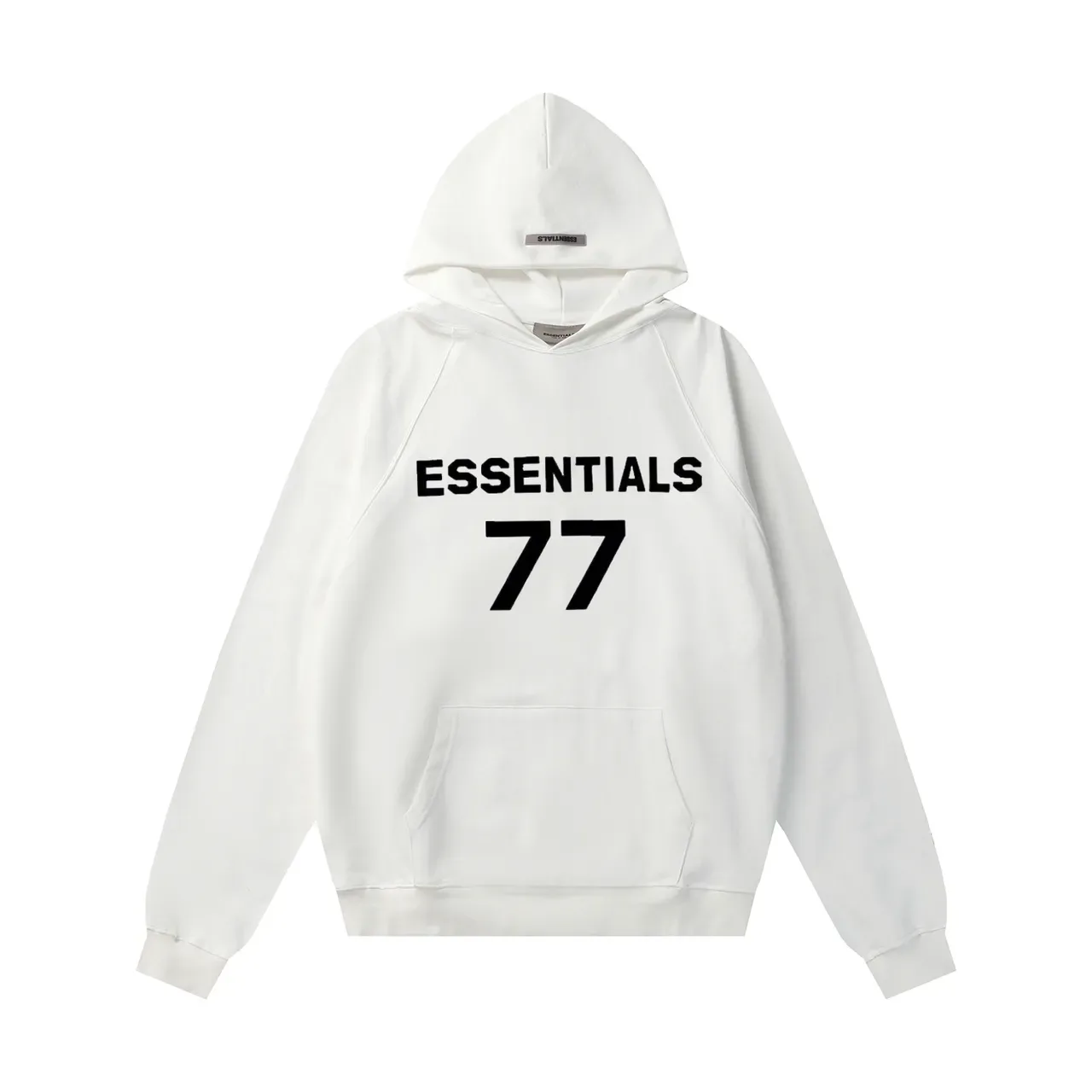 Fear of God Essentials 77 ग्राफिक ओवरसाइज हूडी 8