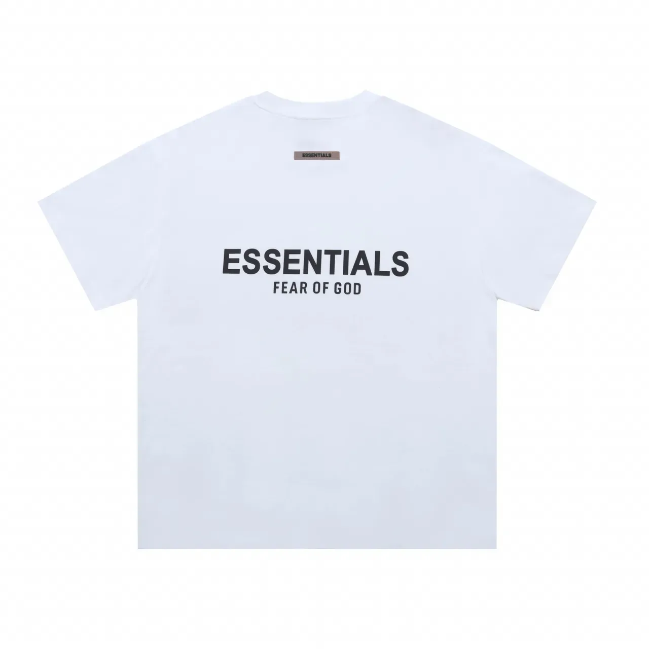 تي شيرت Fear of God Essentials بطباعة جرافيك على الظهر 12