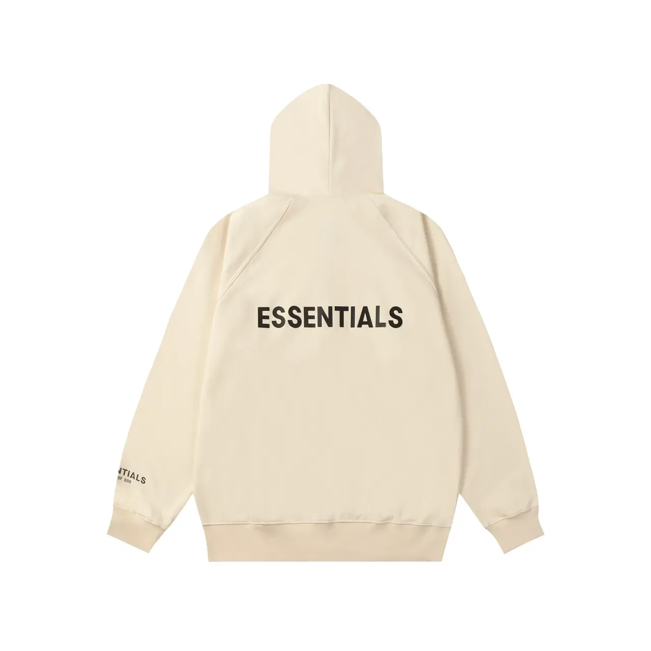 Fear of God Essentials ওভারসাইজ র্যাগল্যান স্লিভ ফুল জিপ হুডি 6