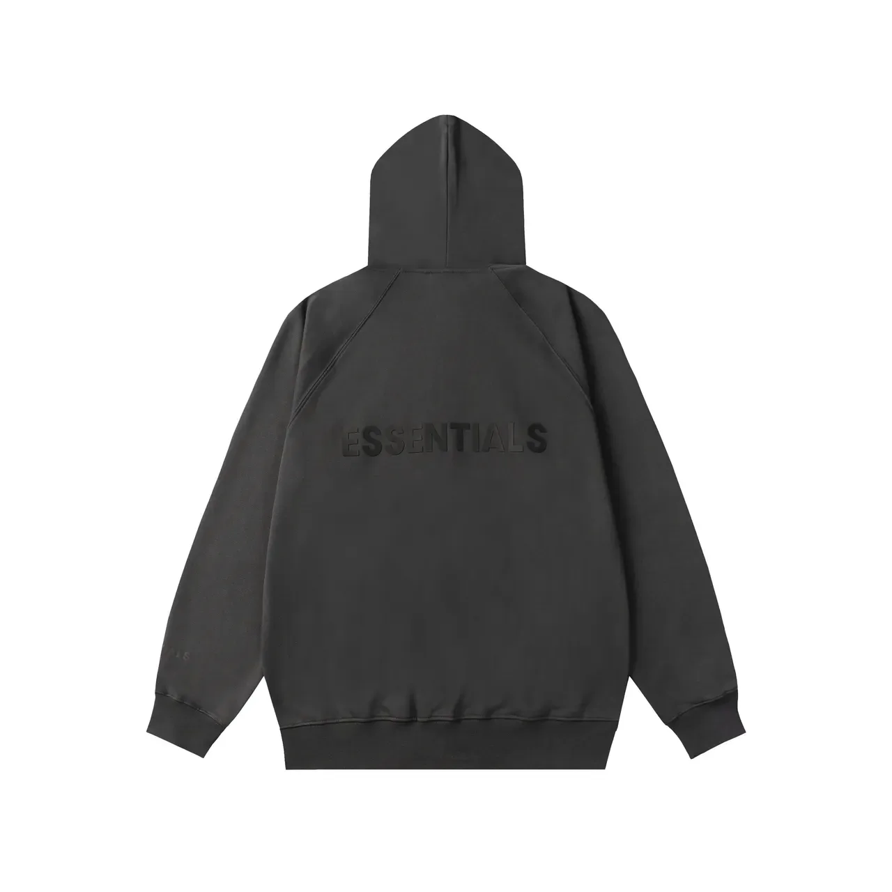 Fear of God Essentials ওভারসাইজ র্যাগল্যান স্লিভ ফুল জিপ হুডি 10