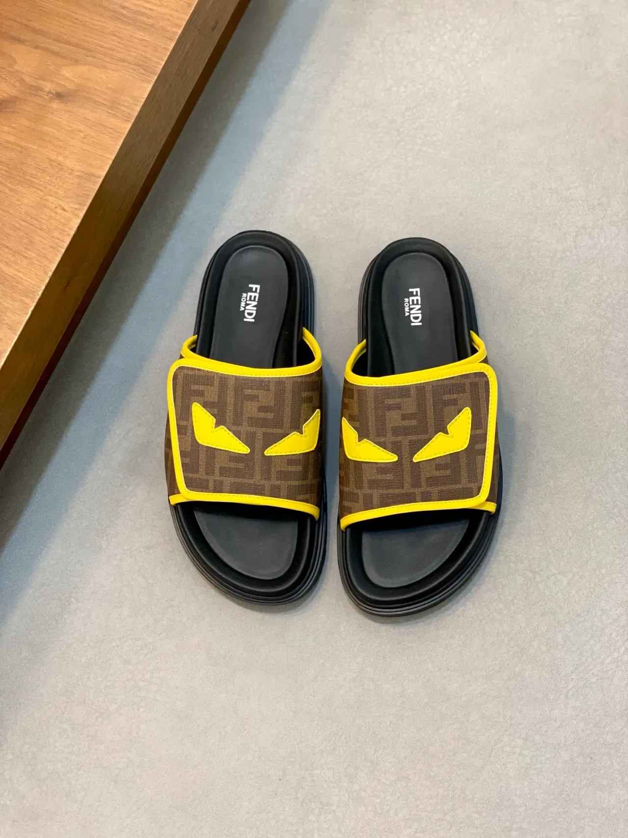 Fendi FF Monogram Slide Slippers 20