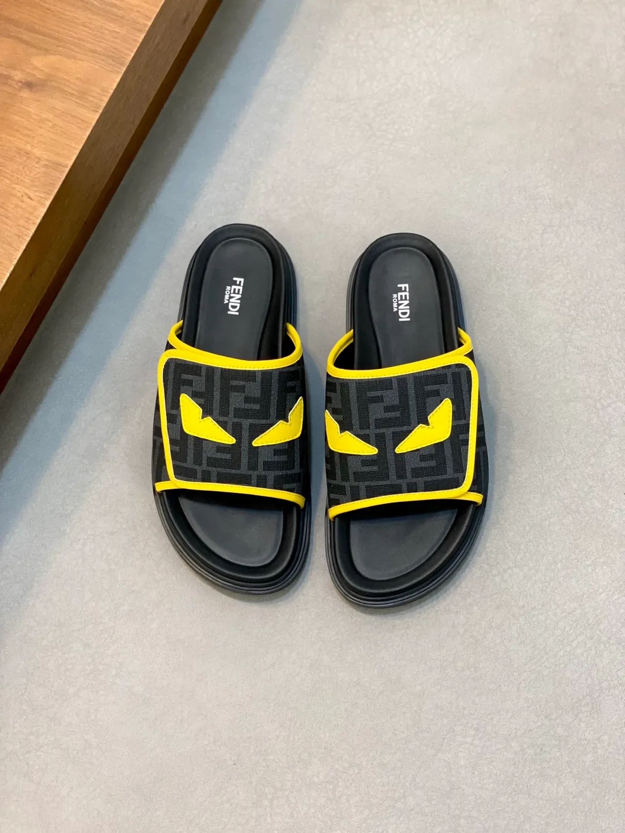Fendi FF Monogram Slide Slippers 21