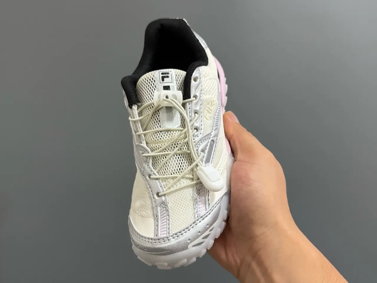 Fila White Black Mesh And Synthetic Overlay Upper Aggressive Lug Outsole Sneakers 14