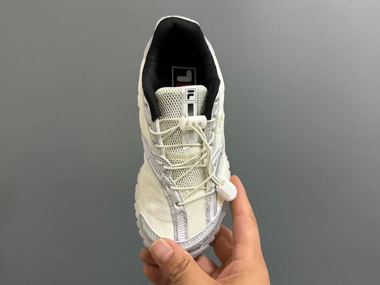 Fila White Black Mesh And Synthetic Overlay Upper Aggressive Lug Outsole Sneakers 19