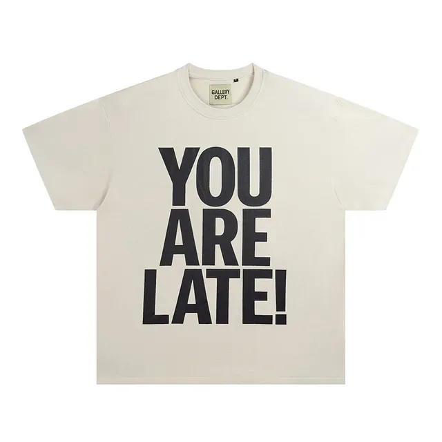 Gallery Dept You Are Late! Off-White Graphic T-Shirt 2