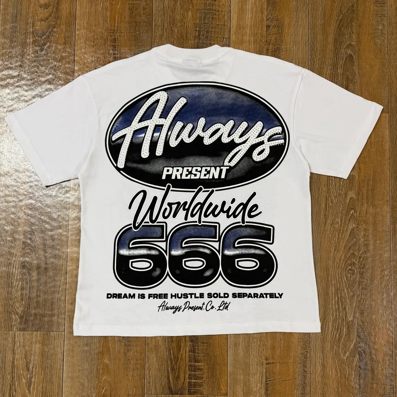 Always Present Worldwide 666 Graphic Print T-Shirt 2