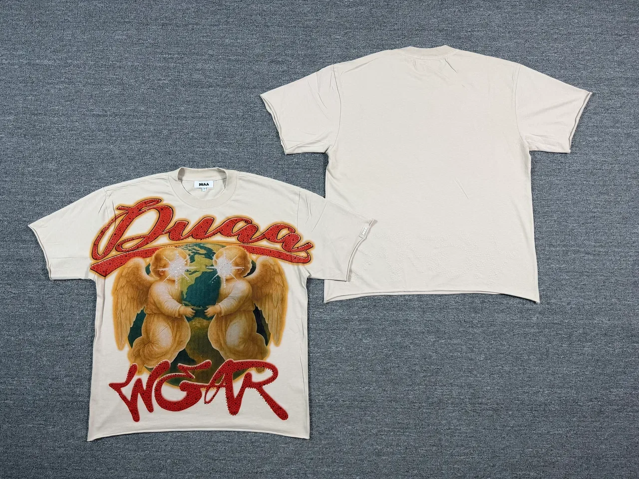 BAA Graphic Print Cream T-Shirt 2