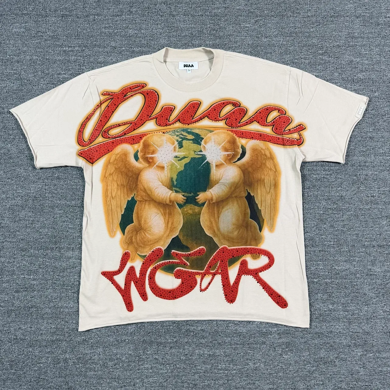 BAA Graphic Print Cream T-Shirt 4