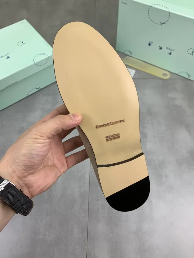 Beige Black Suede Penny Strap Loafer 2