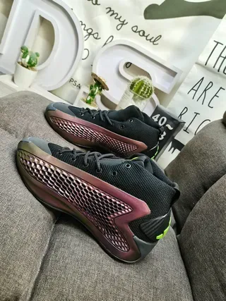 Black and Rose-Gold Honeycomb Cage High-Top Lifestyle Sneakers 7