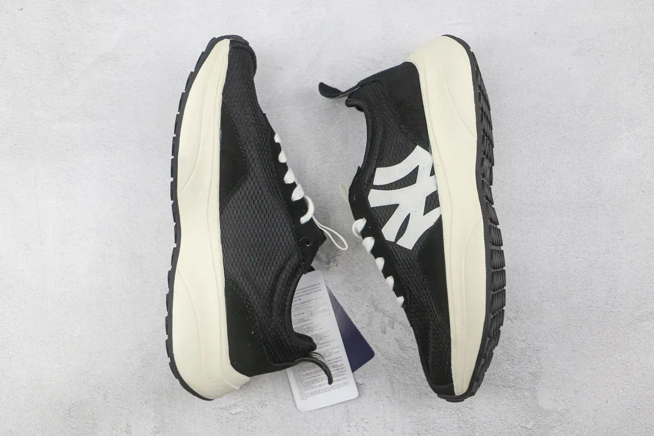 Black and Silver NY Logo Chunky Sole Lifestyle Sneaker 2