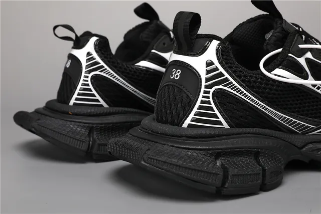 Black and White Phantom Sneaker Chunky Sneakers 2