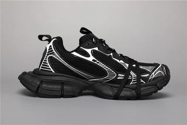 Black and White Phantom Sneaker Chunky Sneakers 8
