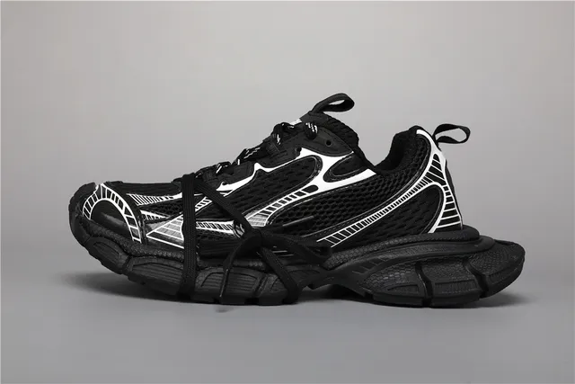 Black and White Phantom Sneaker Chunky Sneakers 9