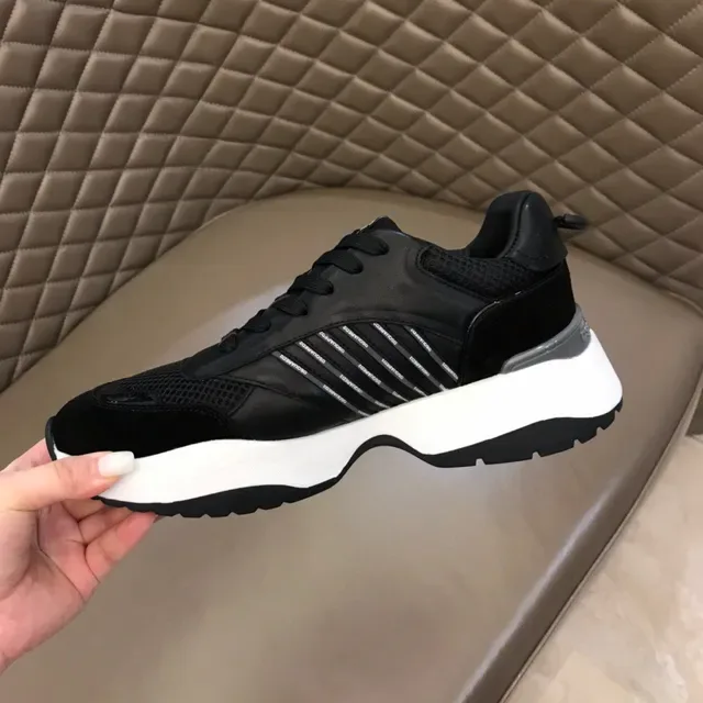 Black Chunky Sole Lifestyle Sneaker 3