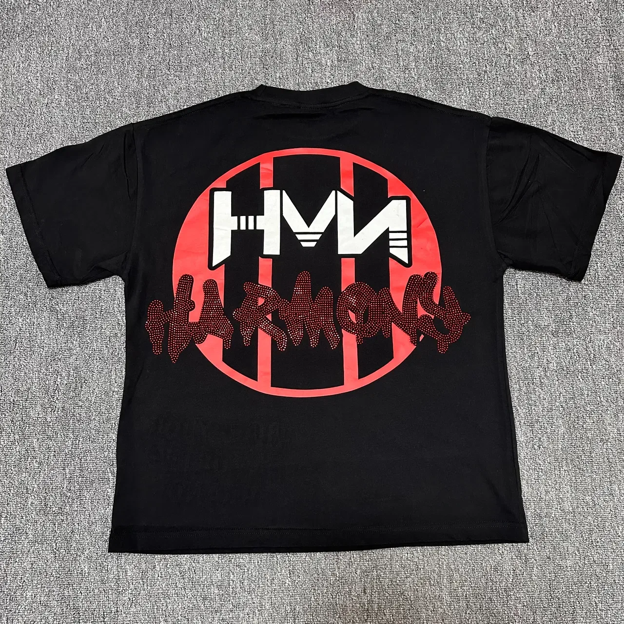 Black Graphic-Print Horror Motif T-Shirt 2