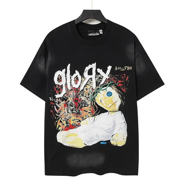 Black Graphic Print Oversized T-Shirt 2