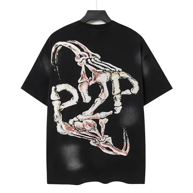 Black Graphic Print Oversized T-Shirt 3
